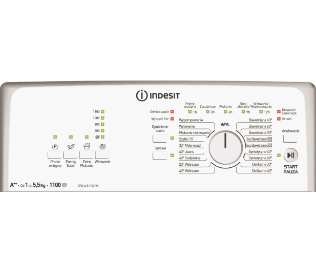 Indesit ITWA 51152 W PL - 347769 - zdjęcie 2